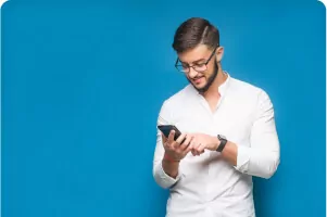 businessman-using-mobile-phone-app-texting